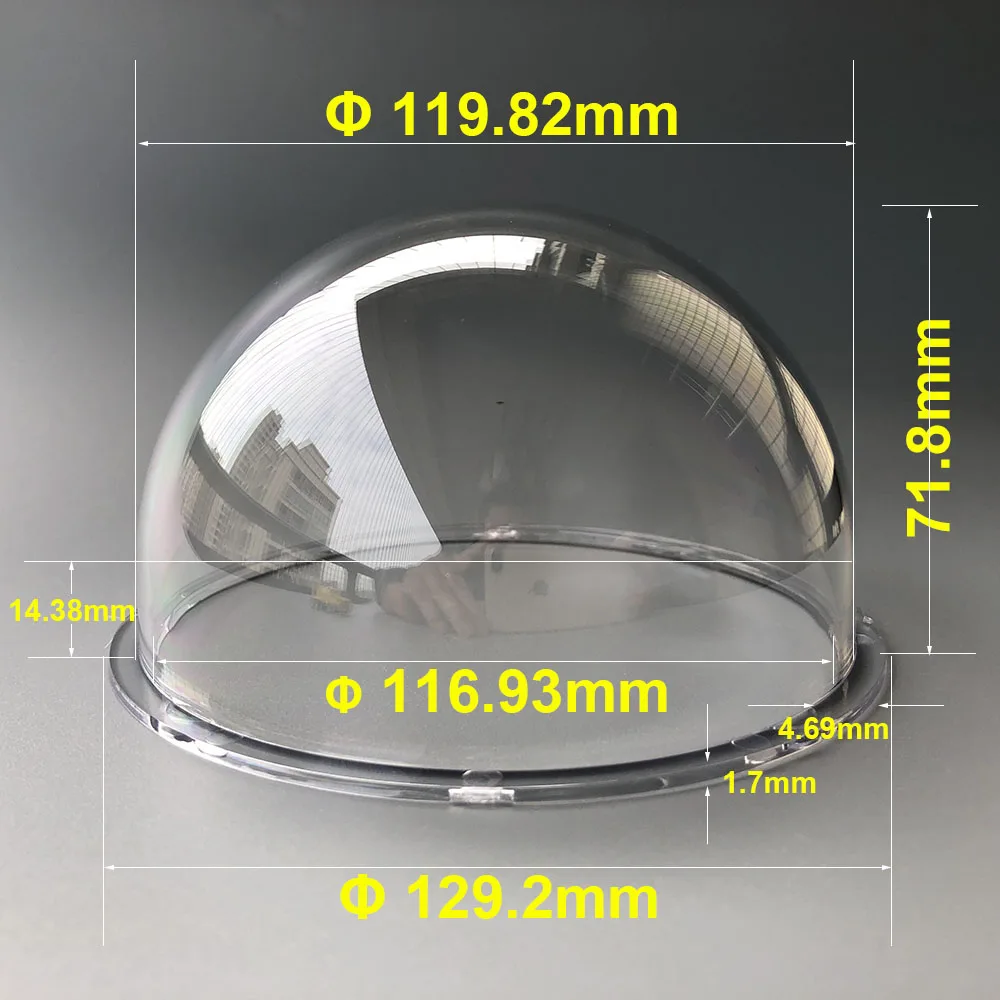 129 2 мм x 71 8 5 дюймов искусственная Обложка прозрачный пластиковый полый круглый