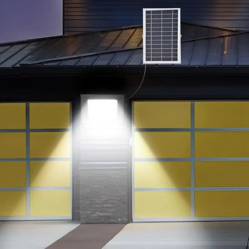 

64/112LED Solar Flood Light Waterproof Garden Street Lamp w/Remote Control