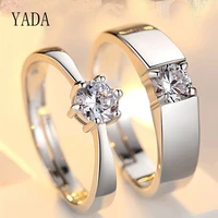 yada gifts fashion zircon valentines day rings for menwomen lovers couples ring charm engagement wedding jewelry ring rg200018
