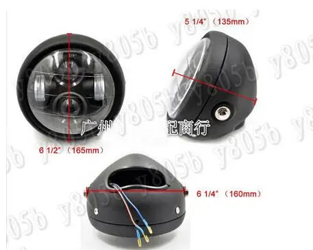 Светодиодная фара 6 5 дюйма + крепление для Honda Shadow Spirit Saber Aero ACE Steed VLX 400 600 1100 DLX VTX1300