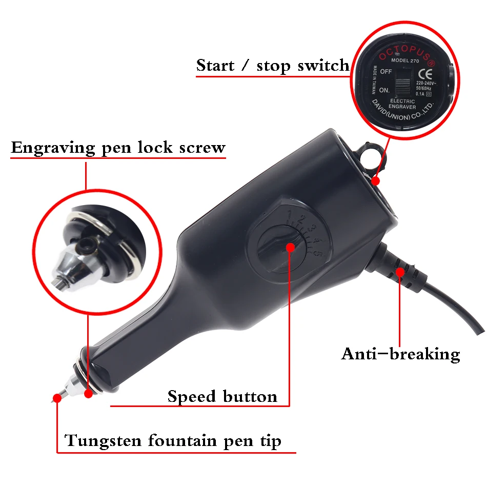 Электрический гравер гравировальная ручка металлические ювелирные изделия
