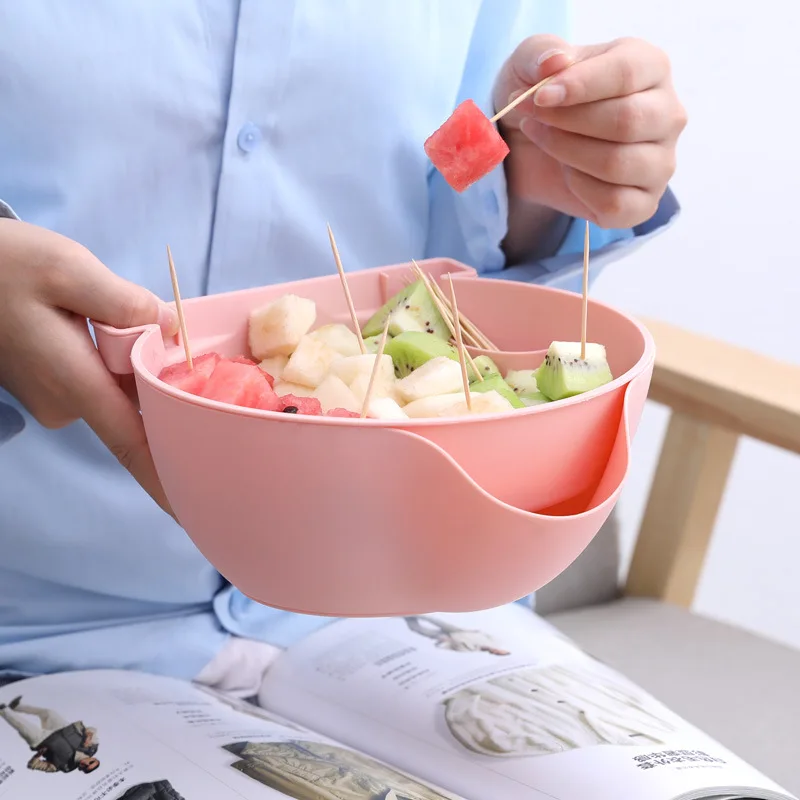 Креативный горшок для семян с искусственными фруктами и овощами голубая дыня