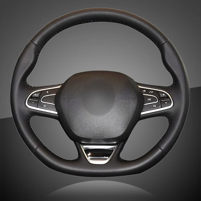 Чехол рулевого колеса автомобиля для Renault Kadjar Koleos Megane Talisman Scenic 2016 2017 чехлы на