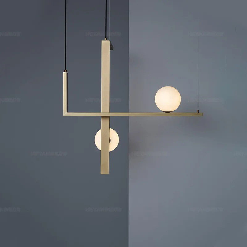 

nordic led glass ball deco chambre lustre pendente hanging lamp kitchen dining bar pendant lamp chandelier living room