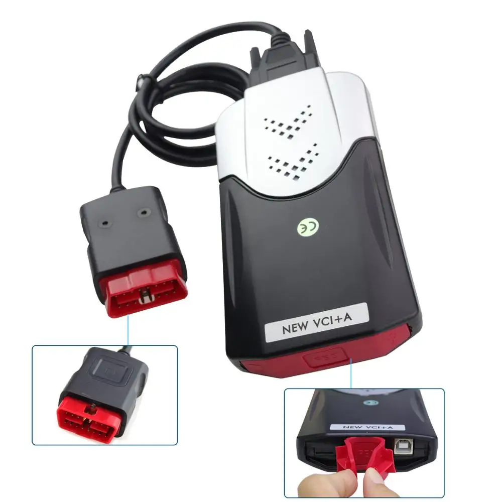 Новый vci для tcs cdp pro plus delphis ds150e 2019 usb bluetooth obd obd2 сканер 2016R0 keygen автомобильный