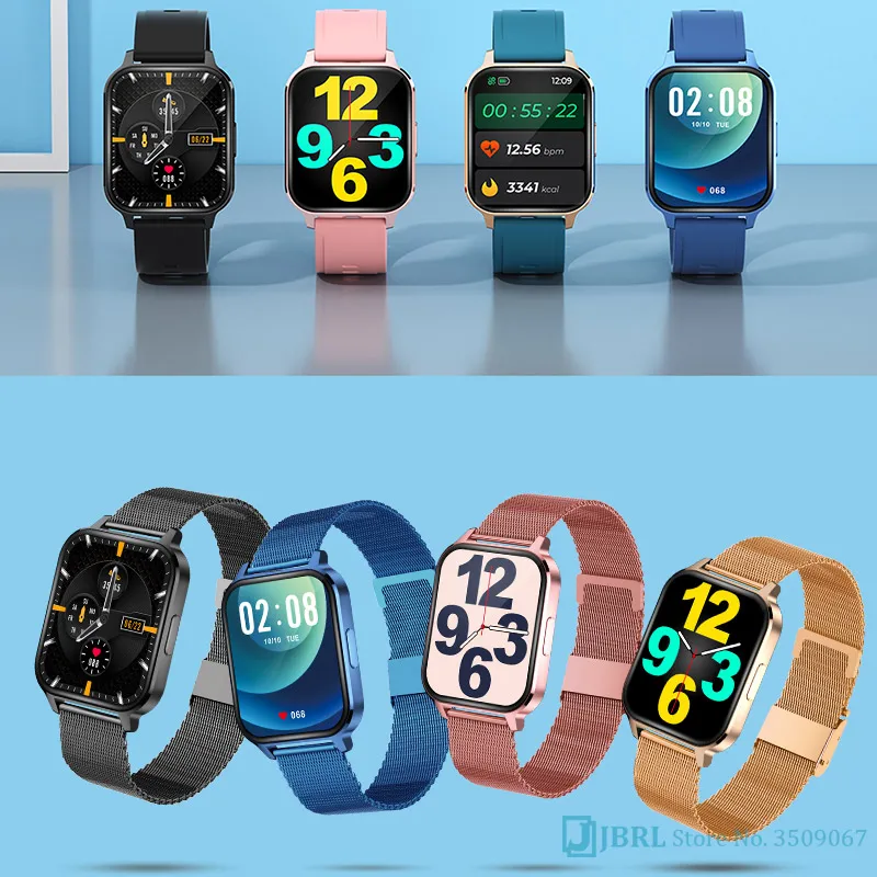 

Fashion Smart Watch Men Women Sport Clock Fitness Tracker Bracelet Heart Rate Monitor Sleep IP68 Smartwatch for Android IOS