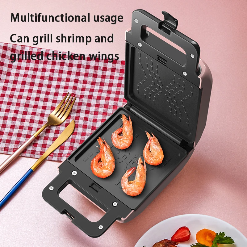 

Sandwich Maker Mini Toast Bread Maker Multifunctional Household Grilled Shrimp Grilled Chicken Wings Electric Waffle Maker 220V