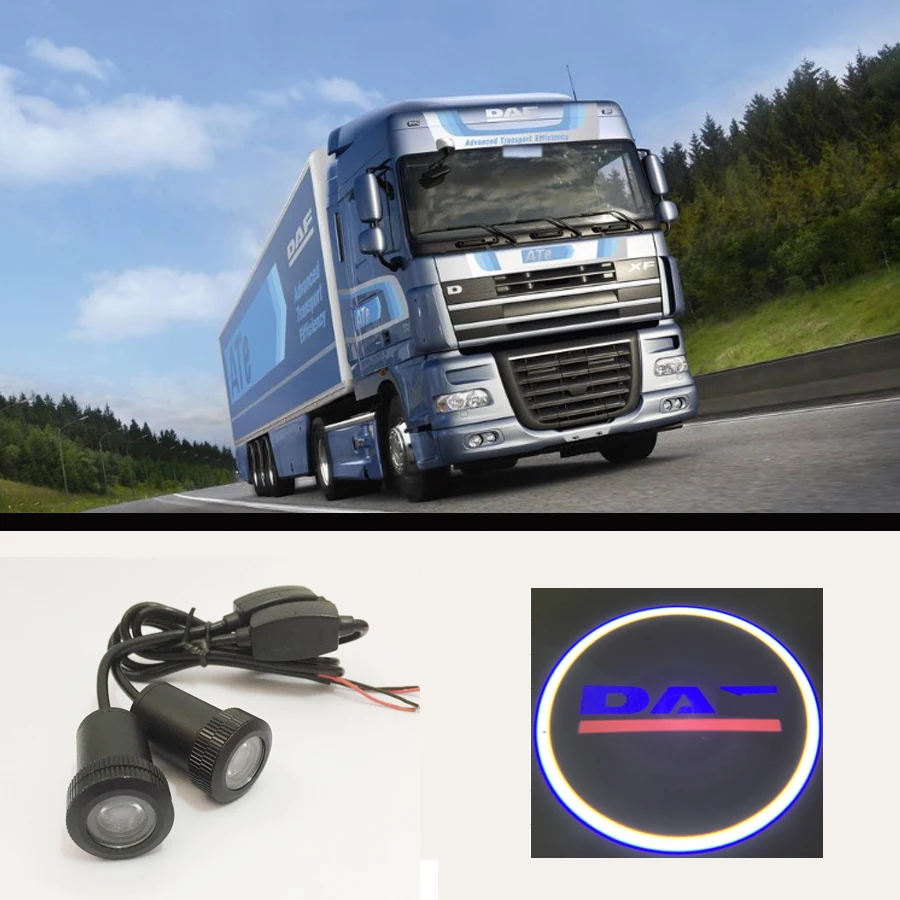 2 шт. Автомобильный светодиодный лазерный проектор для двери 24 В|Декоративная