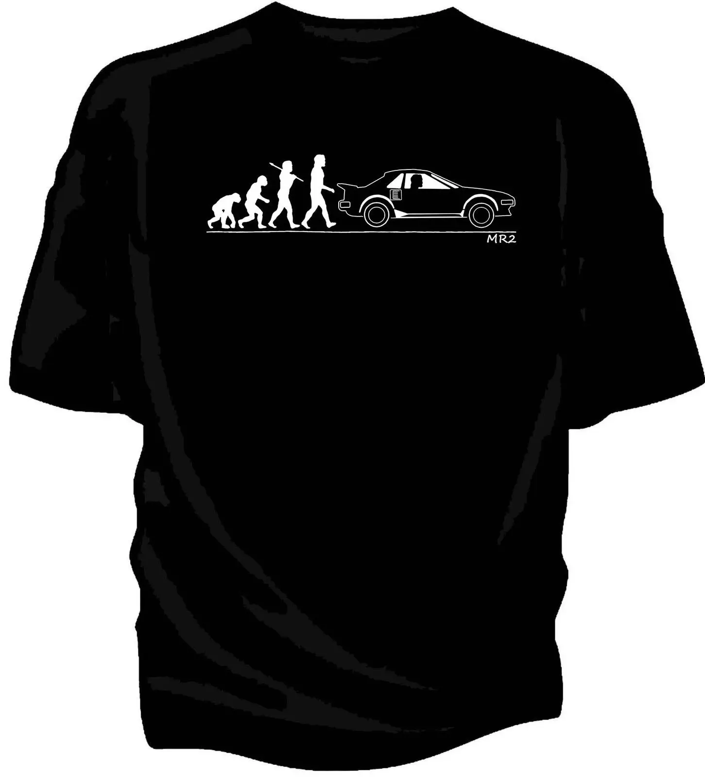 

Fashion High Quality Personality Evolution of Man Classic Car T-Shirt, Classic Japanese Car Fans Mr2 Mk1 Hip Hop Street T-Shirt