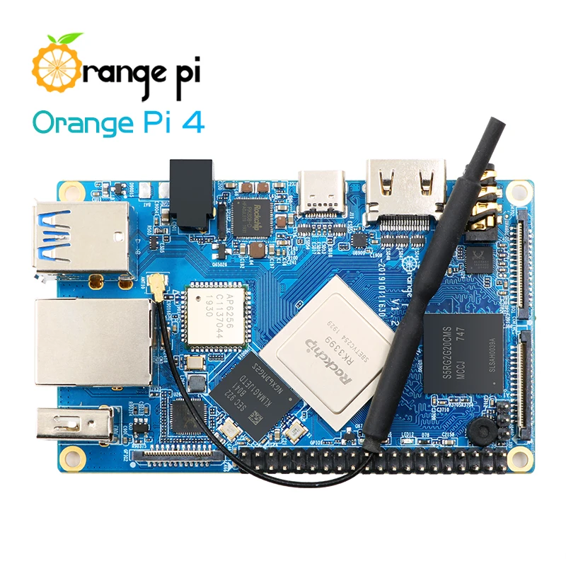 Плата расширения Orange PI4 4G16G + PCIE одиночный мини компьютер с поддержкой Android Ubuntu