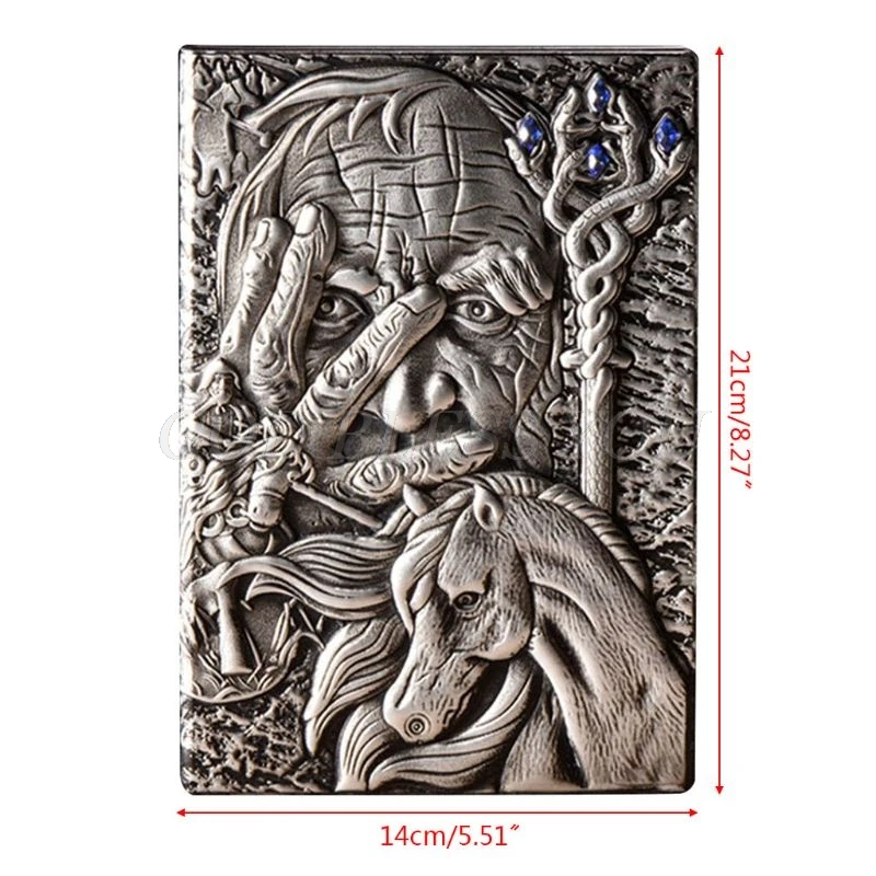 

Creative The Magic Embossed A5 Leather Notebook Journal Notepad Travel Diary Planner Book School Office Supplies Drop Shipping