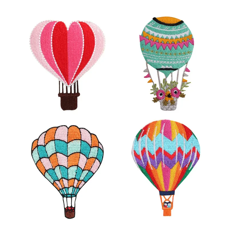 1 шт. мультяшная Горячая воздушная заплатка в виде воздушного шара вышивка утюгом