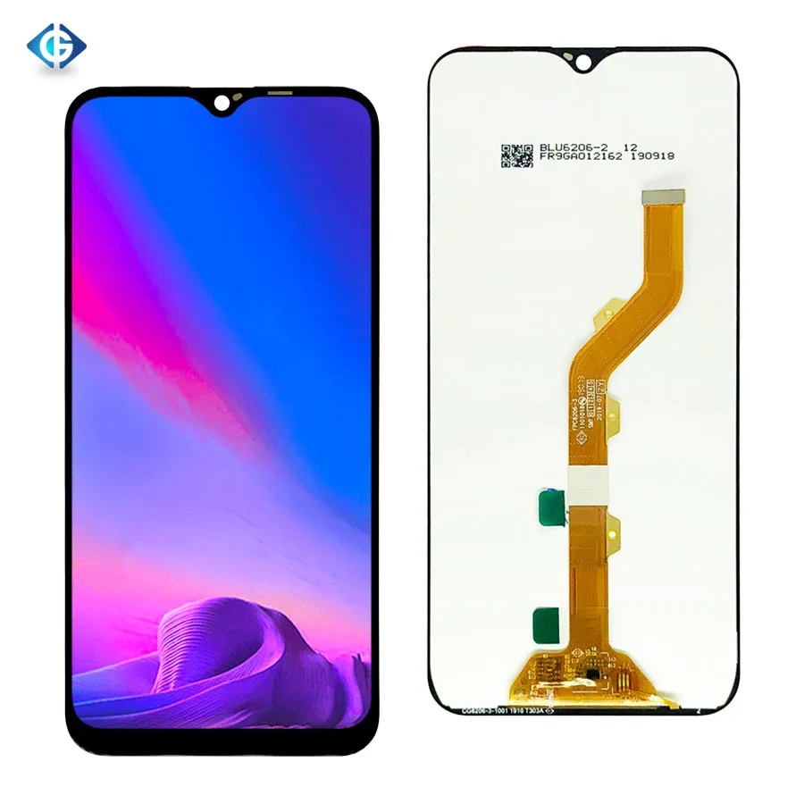 Для Tecno Camon 11s CB7 ЖК-экран 6,2 ''Полный ЖК-дисплей для Tecno Camon 11s CB7 ЖК-дисплей кодирующий преобразователь сенсорного экрана в сборе