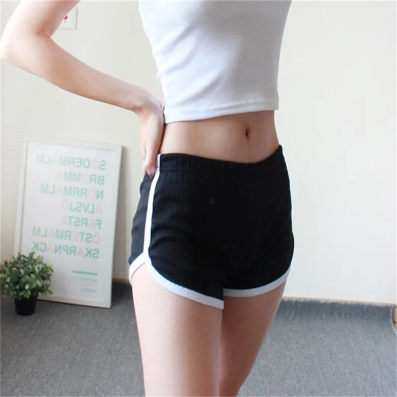 

Women's 2 piece Summer Clothing Set Solid Color Crop Tops T-shirt +Shorts Fitness Sports Wear Women Outfits Ropa Mujer