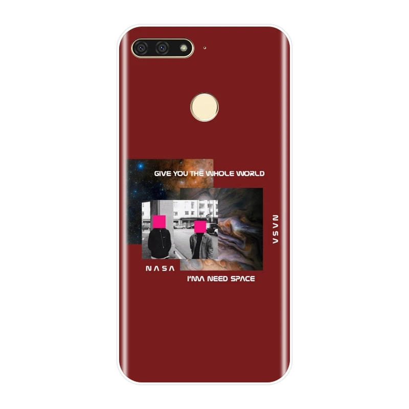 Чехол для телефона Huawei Y3 Y5 Y6 II Y7 2017 Pro силиконовый мягкий чехол Prime 2018 Y9 2019|Бамперы| |