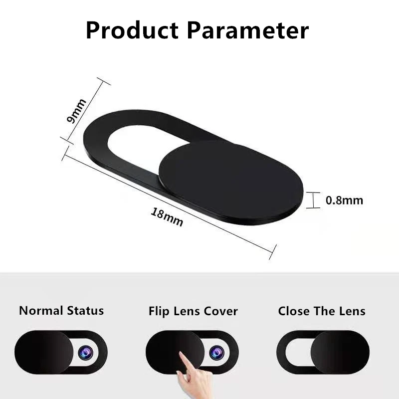 Webcam Cover Shutter Magnet Slider Universal Antispy Camera for Web Laptop Ipad Pc Macbook Tablet Lenses Privacy Sticker | Мобильные