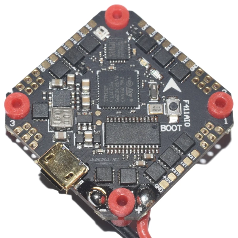 F411 AIO F4 MPU6000 Flight Controller OSD 20A 30A Blheli S 2-4S brushless ESC for RC FPV Racing Drone | Игрушки и хобби