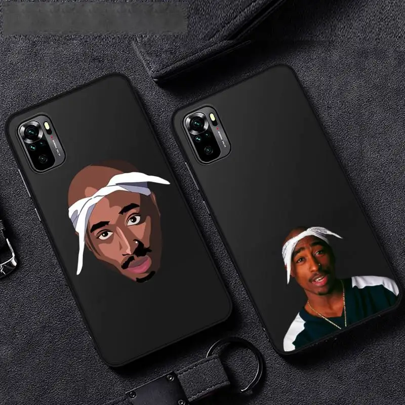 

Rapper 2pac Phone Case For Xiaomi Mi Redmi Note 8T 9T 9S 9A 10 7 8 9 Lite pro