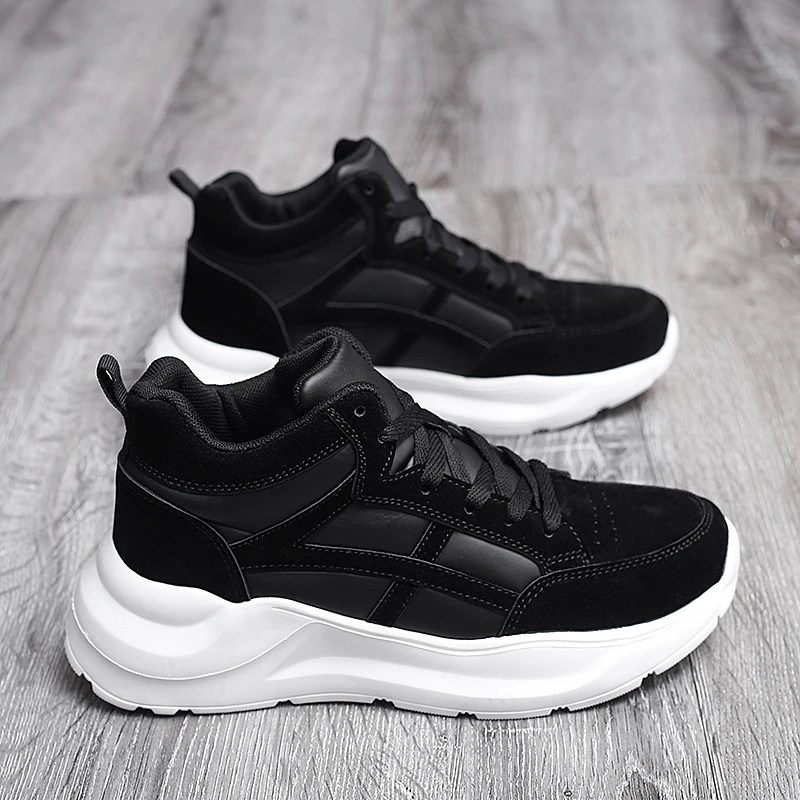 

Autumn/Winter Casual Shoes For Women 2020 New Trend Outdoors All-Match Vulcanized Footwear Middle Lace-Up Sport Sneakers Woman