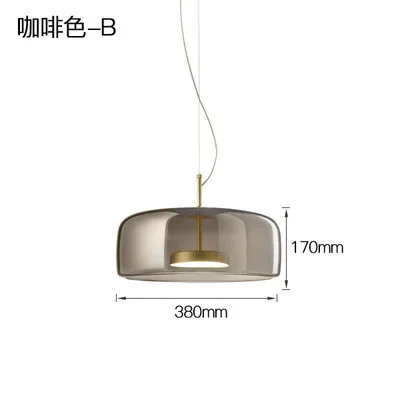 modern deco maison industrial lamp glass living room restaurant pendant lights hanging | Лампы и освещение