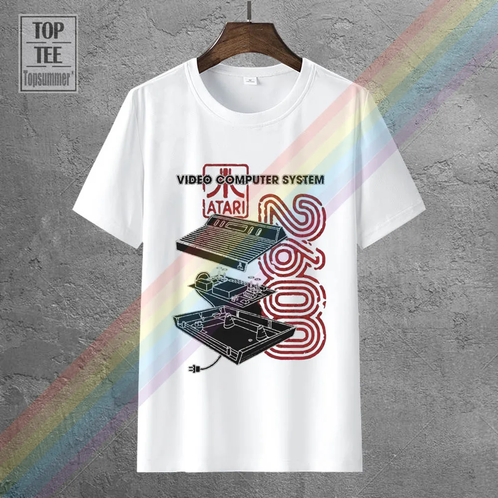 

Atari 2600 Video Computer System Gamer Licensed Adult T Shirt