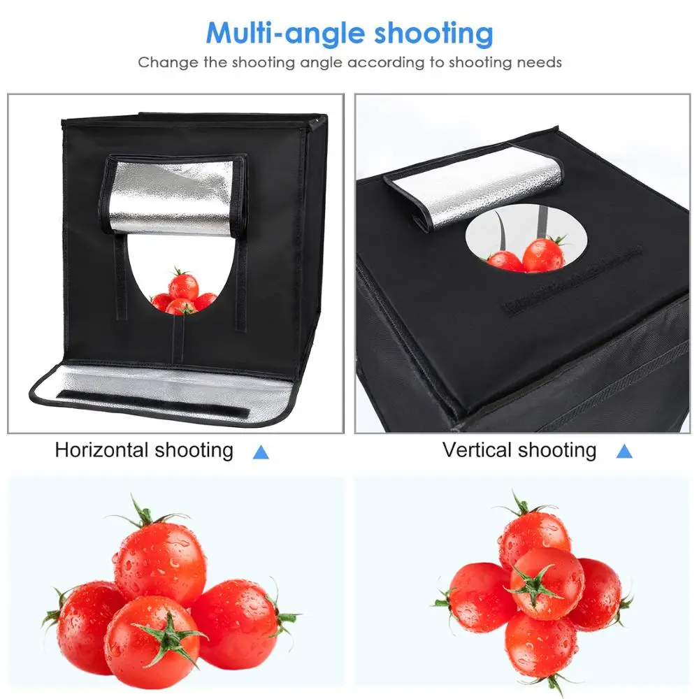 Светильник 60*60 см портативный софтбокс светильник для телефона с фоном 5 цветов