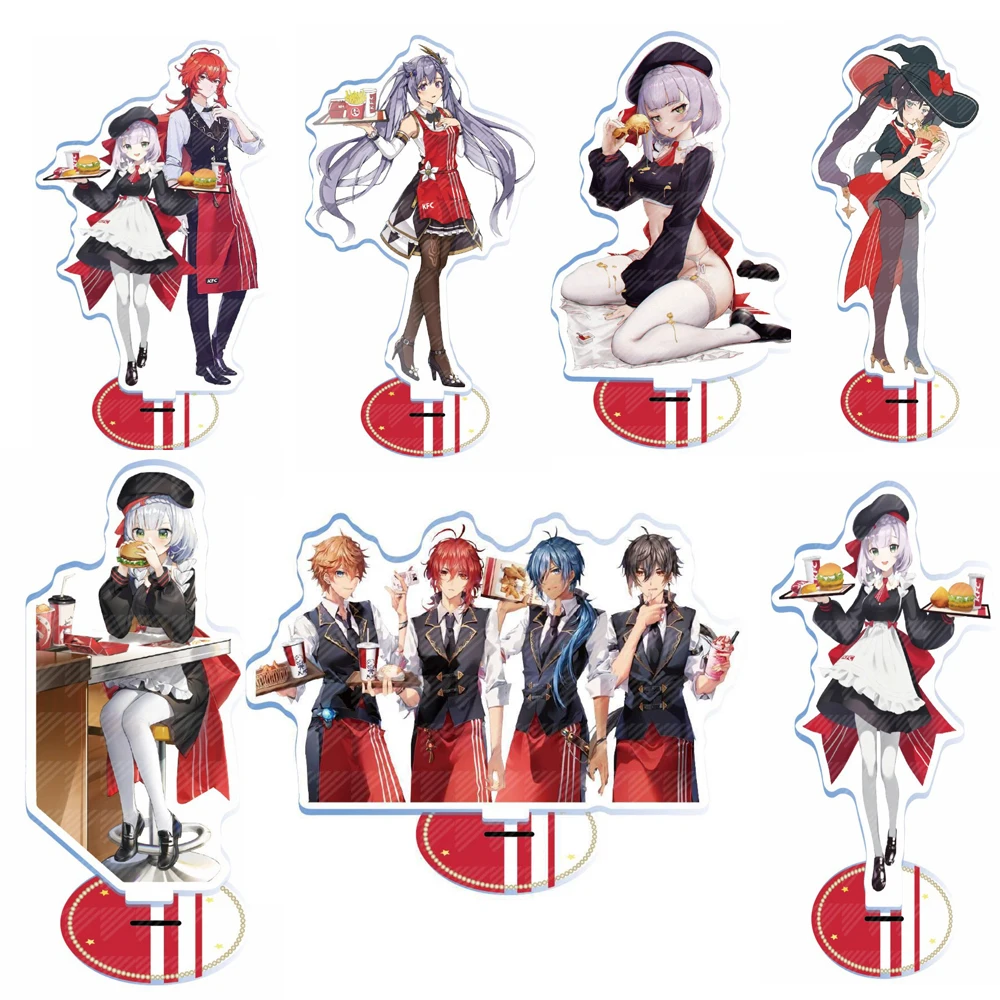 Genshin ударная игра акриловая фигурка подставка модель игрушка двухстороннее