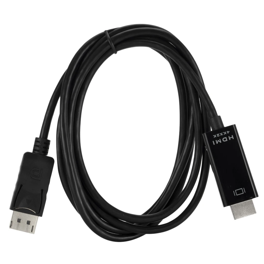 Кабель DP HDMI с позолоченным черным дисплеем 6 футов|Аксессуары для батарей и ЗУ| |