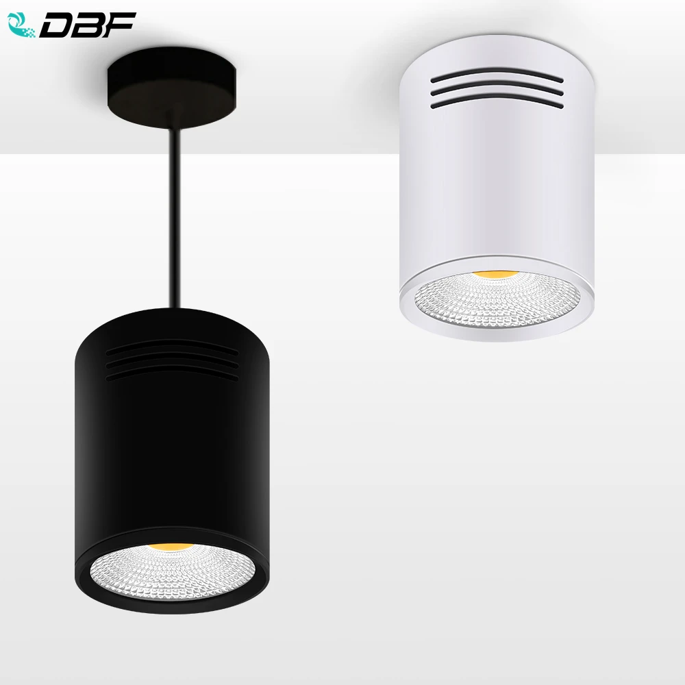 [DBF] черный/белый провод подвесной потолочный Точечный светильник 3 Вт 5 7 10 12 15