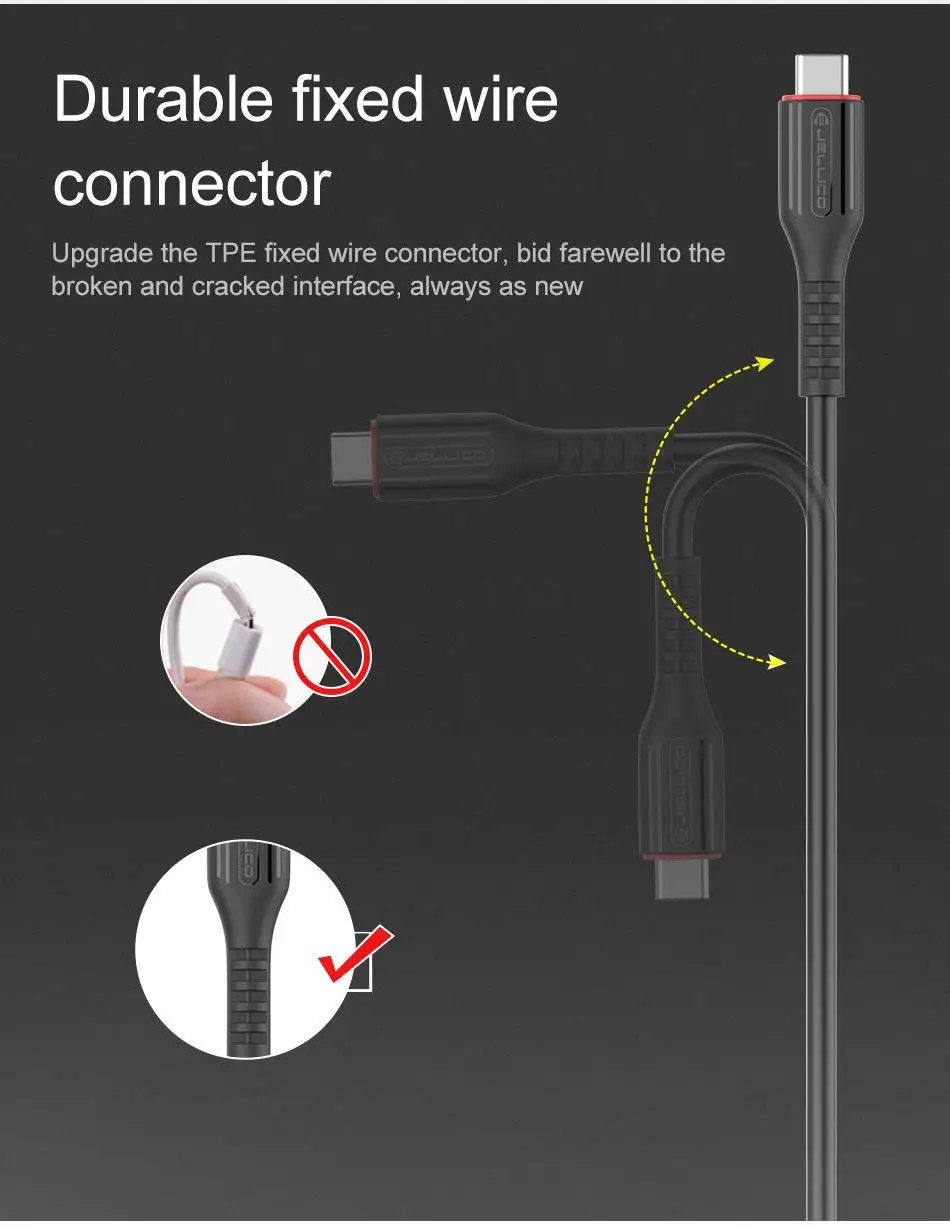 Jellico 3 в 1, USB кабель для iPhone, samsung, Xiaomi, мульти быстрая зарядка, микро USB кабель для мобильного телефона, usb type-C кабель