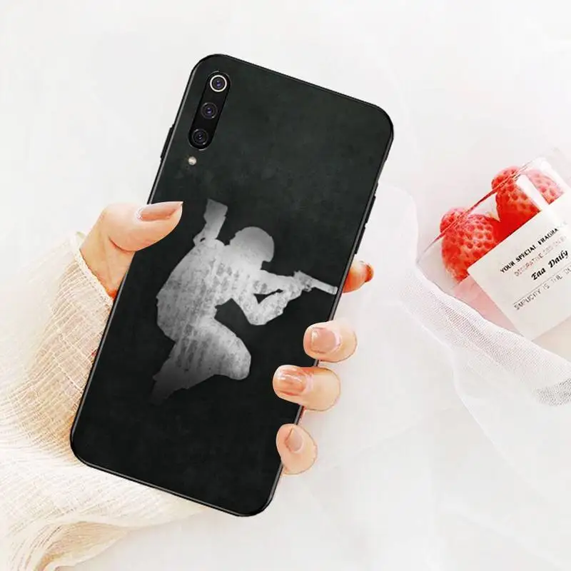 Мягкий силиконовый черный чехол для телефона PENGHUWAN Counter Strike cs go Xiaomi Mi9 9SE 8SE Pocophone F1