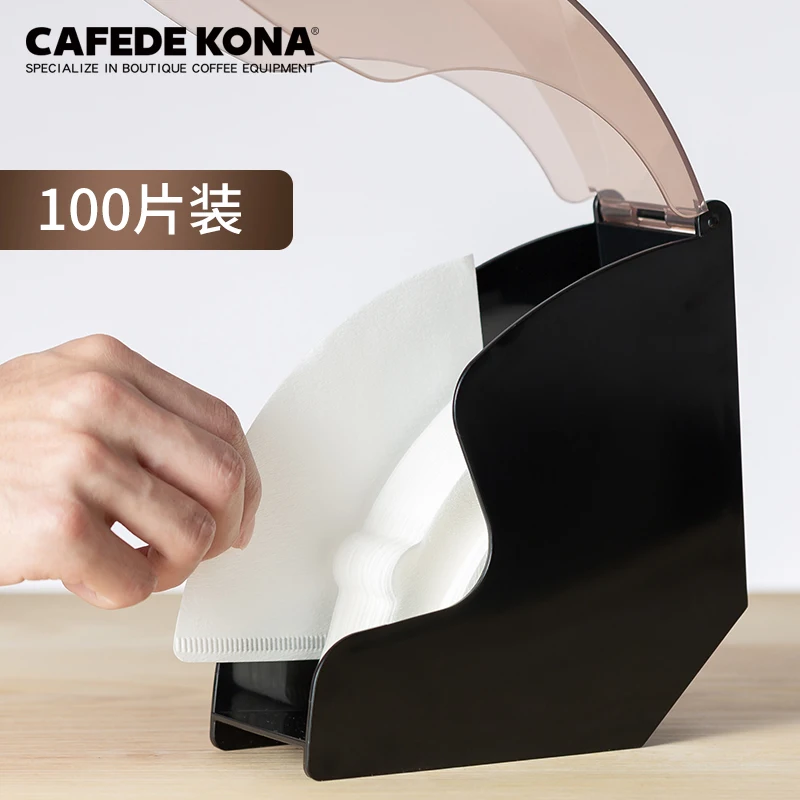 Cafede kona V60 держатель для бумаги с фильтром в форме конуса бумажная коробка