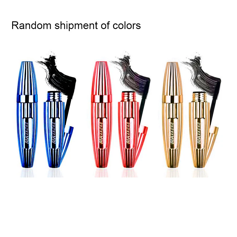 Новинка водостойкая пушистая тушь для ресниц объем макияж 4D шелковое волокно