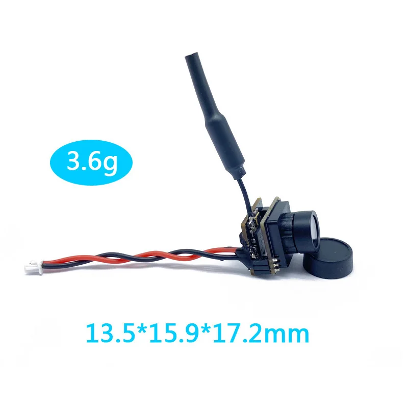 Только 3 6g mini 5 8G FPV 48CH 25mW передатчик VTX-CAM с 600TVL 120 градусов AIO Camera для RC indoor Racing Drone Parts