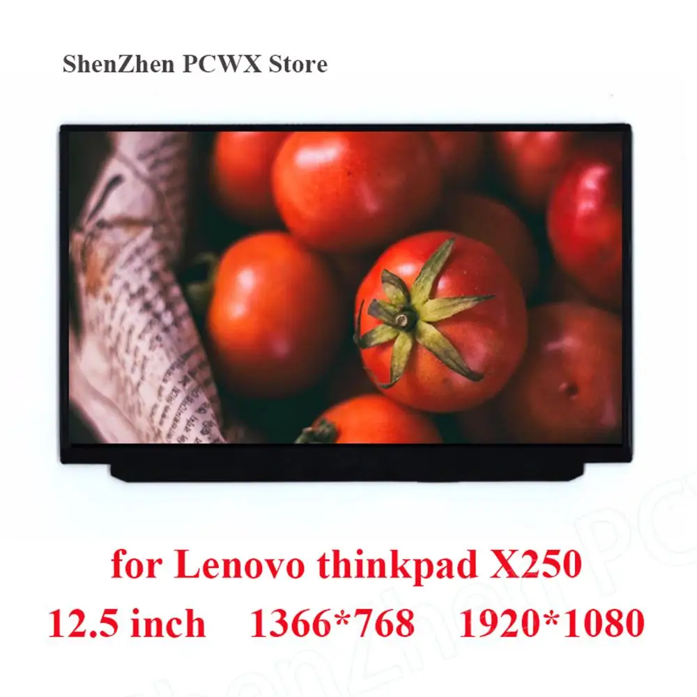 ЖК дисплей 12 5 дюйма для ноутбука thinkpad Lenovo X250 экран IPS 30pin с диагональю 1366 768
