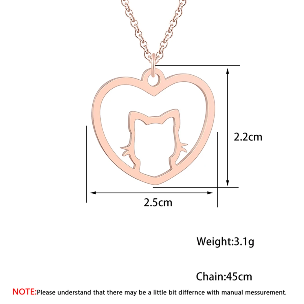 Cxwind новые полые ожерелья с головой кота для домашних животных ожерелье подвеской