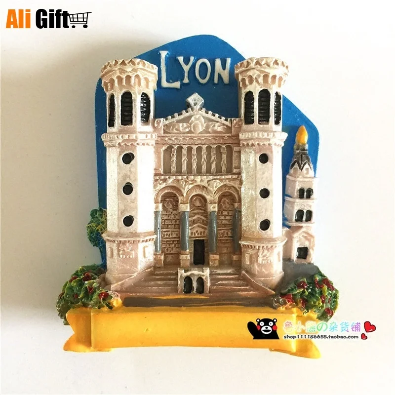 3D магниты для холодильника Франция Мадрид церковь мир туризм дорожный сувенир