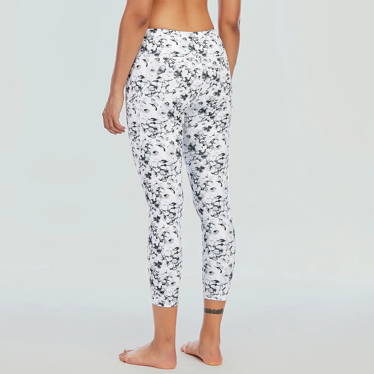 

Women sportswear flower print yoga pants sports leggings quick dry high stretchy gym tights women running trousers workout pants