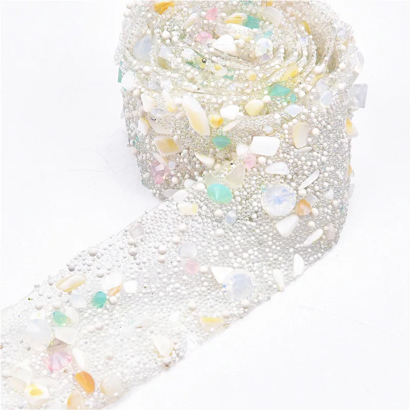 3 5 см 1 ярдов не требующей горячей фиксации стразы из сетчатой ткани с украшением