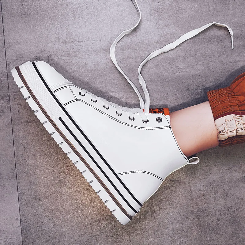 

Men Flat Shoes Lace-up Comfortable canvas shoes For Male White Sneaker High Quality Man Casual Shoes zapatillas hombre