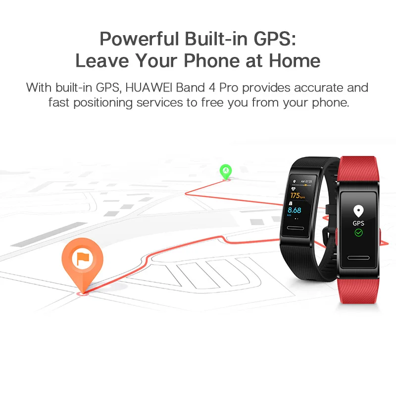 huawei band 4 pro global version smart band blood oxygen 0 95 ammo screen amoled heart rate tracker gps sleep monitoring free global shipping