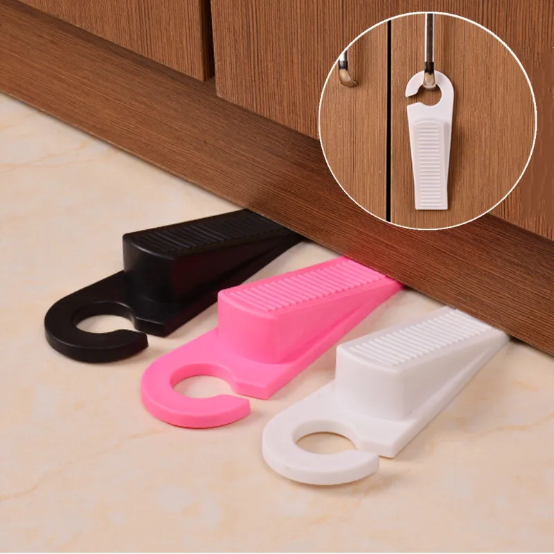 

1pcs Convenient Door Stop With Hook Stopper Guard Baby Safety Protector Doorstops Holder For Kids Baby Home Decoration