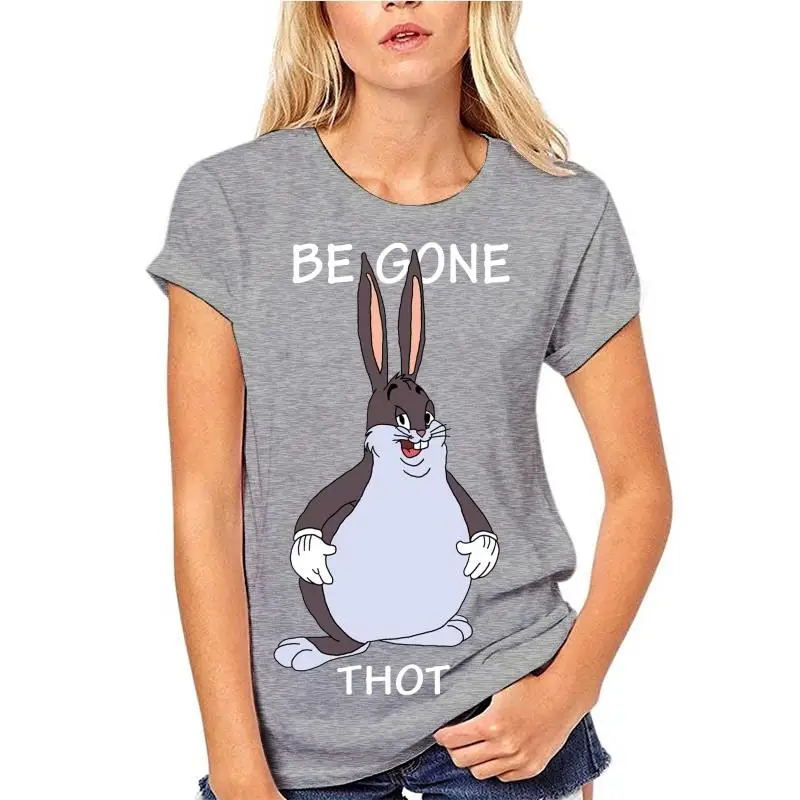 

Big Chungus Thug Life Be Gone Thot Funny Black T-shirt Men Women S 3xl Custom Graphic Tees Tee Shirt Top 100% Cotton Tee Shirt