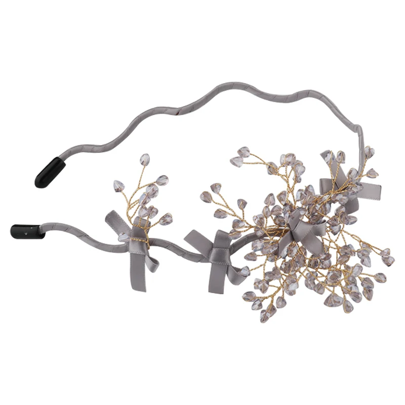 

Summer 2021 small fresh and simple Korean women's hair band, pressure hair, non-slip headband, crystal hairpin headwear