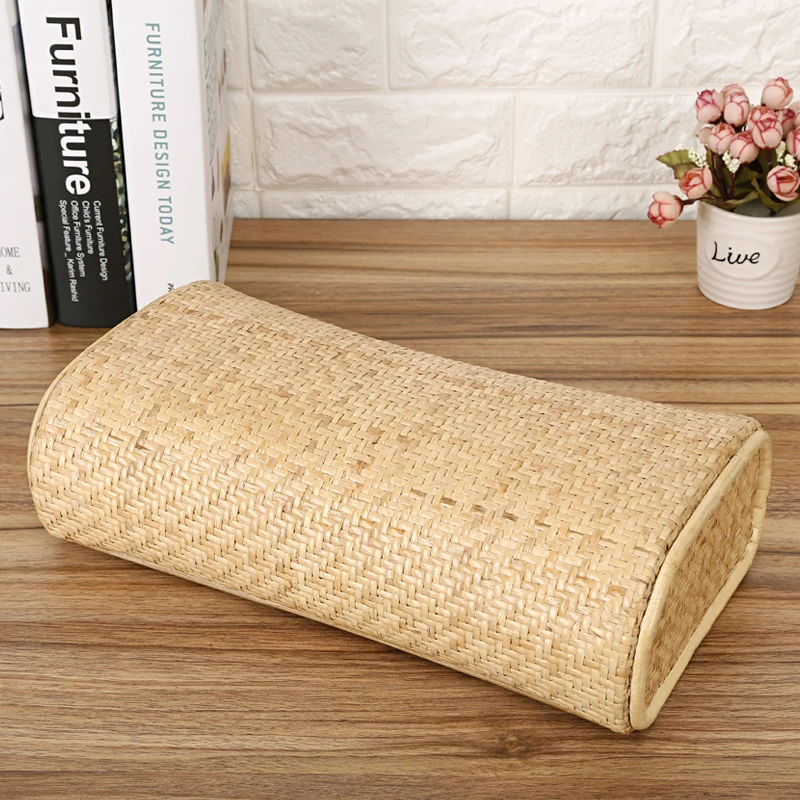 

True Rattan Pillow Summer Cool Pillow Cool Natural Pure Hand-made Rattan Hollow Pillow Single Old Man Pillow Bamboo Pillow