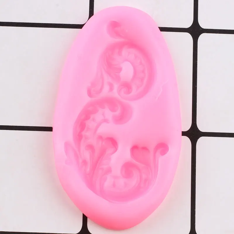 Барокко рельеф границы силиконовые формы DIY кружева рамка инструменты для