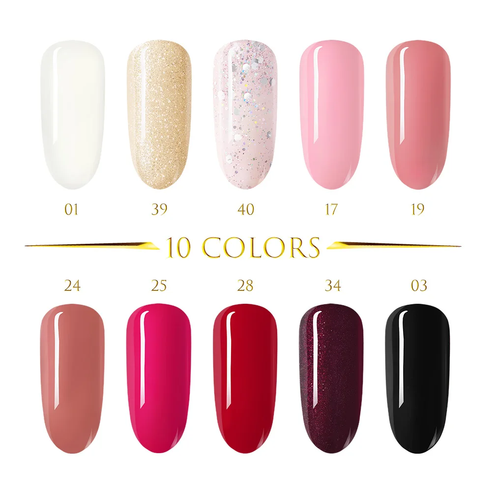 10Gel Polish Kit 1 Гель-лак для ногтей COSCELIA, 8 мл, 6/10 шт., набор гель-лаков для ногтей, все для маникюра, набор для дизайна ногтей, набор для ногтей - Цвет: 10Gel Polish Kit 1