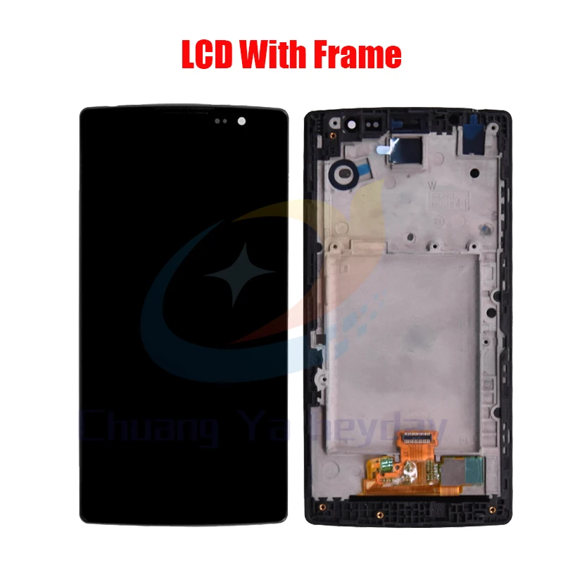 ЖК-экран в сборе для LG Spirit H440n H442 H420 H422 с передним сенсорным стеклом запасными
