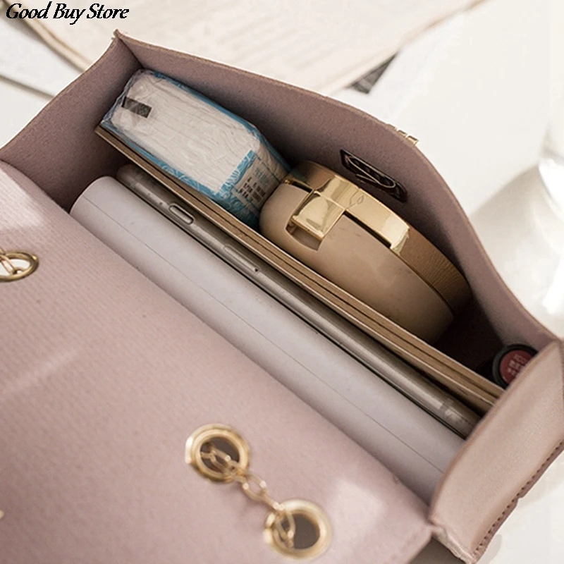

Fashion Chain Bags Women Leather Shoulder Bag Designer Casual Party Handbags Lady Luxury Square Messenger Bag bolsa feminina