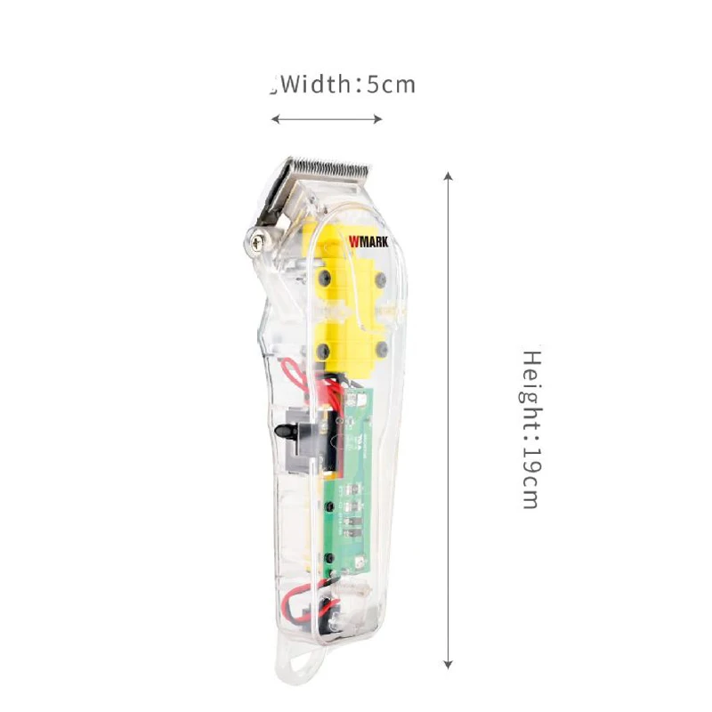 

WM Hair Trimmer rechargeable Hair Clipper haircut machine hair cutter oil head clipper white carving hair line beard trimmer 0mm